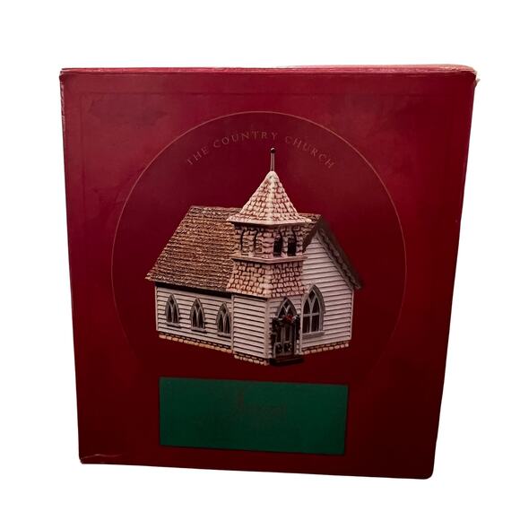 VTG Hallmark Sarah Plain and Tall House Christmas Collection-The Country Church - Picture 5 of 5